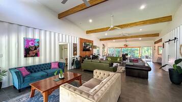 Superior Villa, 3 Bedrooms, Air conditioning | Living area