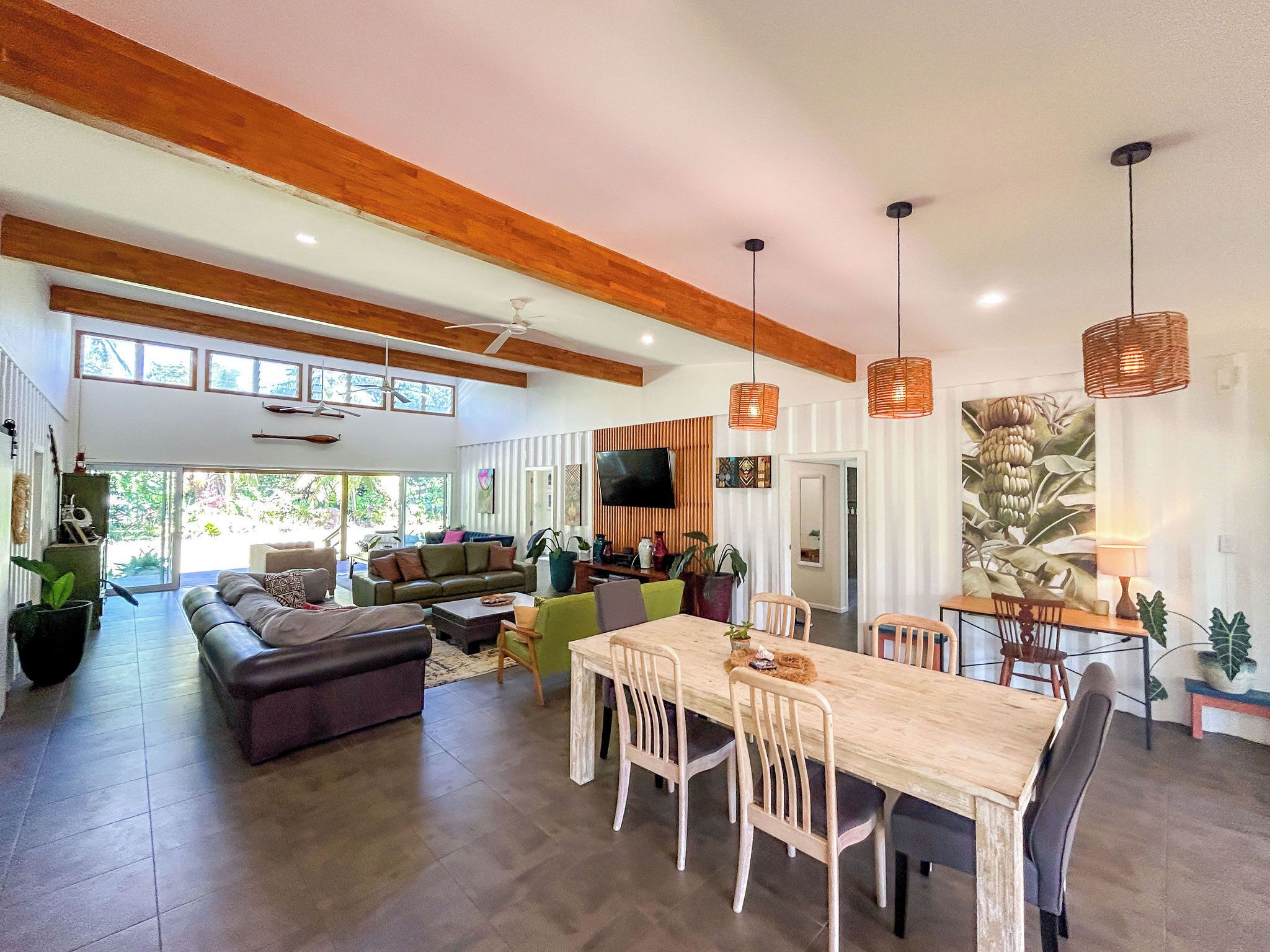 スーペリア ヴィラ 3 ベッドルーム 冷房 | リビング エリア