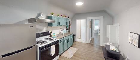 Microwave, oven, stovetop