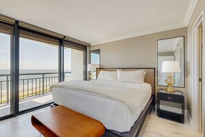 1 bedroom, iron/ironing board, internet, bed sheets - Stunning beachfront condo in The San Luis Resort with spa & pool - steps to sand (Galveston)