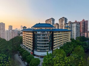 Blick von der Unterkunft