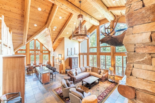 Skip the Ritz—Renovated Ski-In/Ski-Out Penthouse with Soaring 25-Ft Ceilings