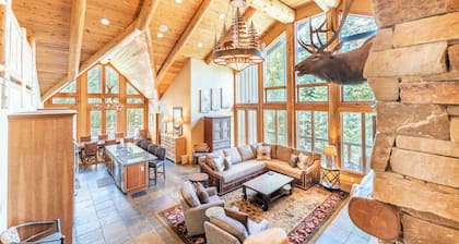 Skip the Ritz—Renovated Ski-In/Ski-Out Penthouse with Soaring 25-Ft Ceilings