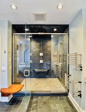 Towels, soap, toilet paper
