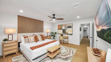 4 bedrooms, iron/ironing board, free WiFi, bed sheets