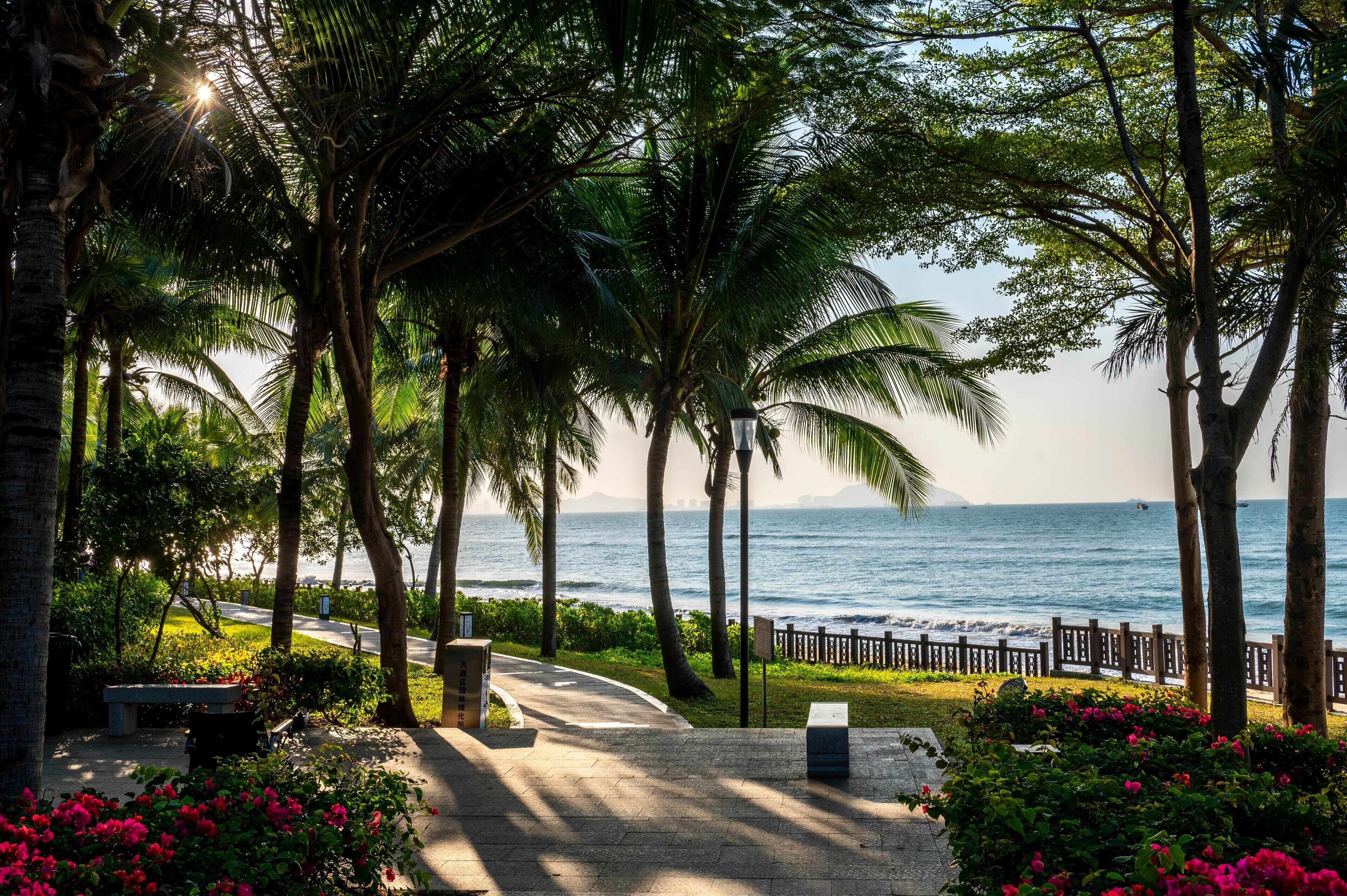 Blick von der Unterkunft