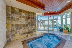 Indoor pool, a heated pool