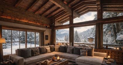 Ultra-Luxe Ski Chalet - Private Pools, Sauna, Theater, Gym & Panoramic Views