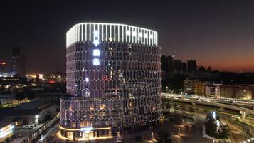 Udsigt fra overnatningsstedet