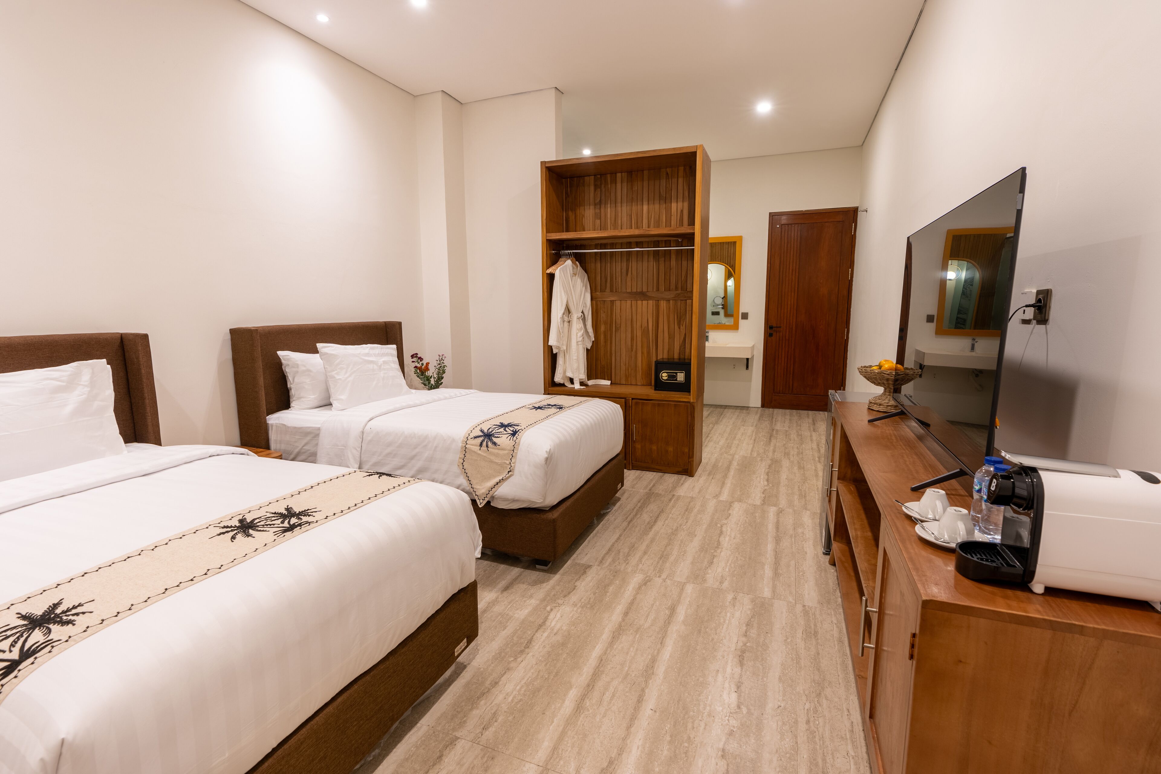 Double or Twin Room | Premium bedding, minibar, in-room safe, individually decorated