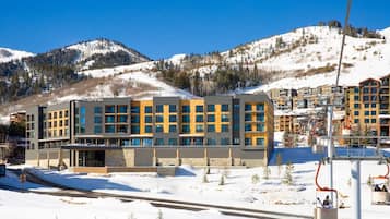 Canyon Haus exterior next to the Cabriolet lift