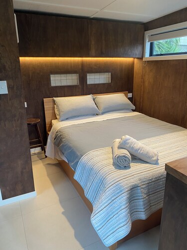 Cosy brand new studio with view of Mt Karioi