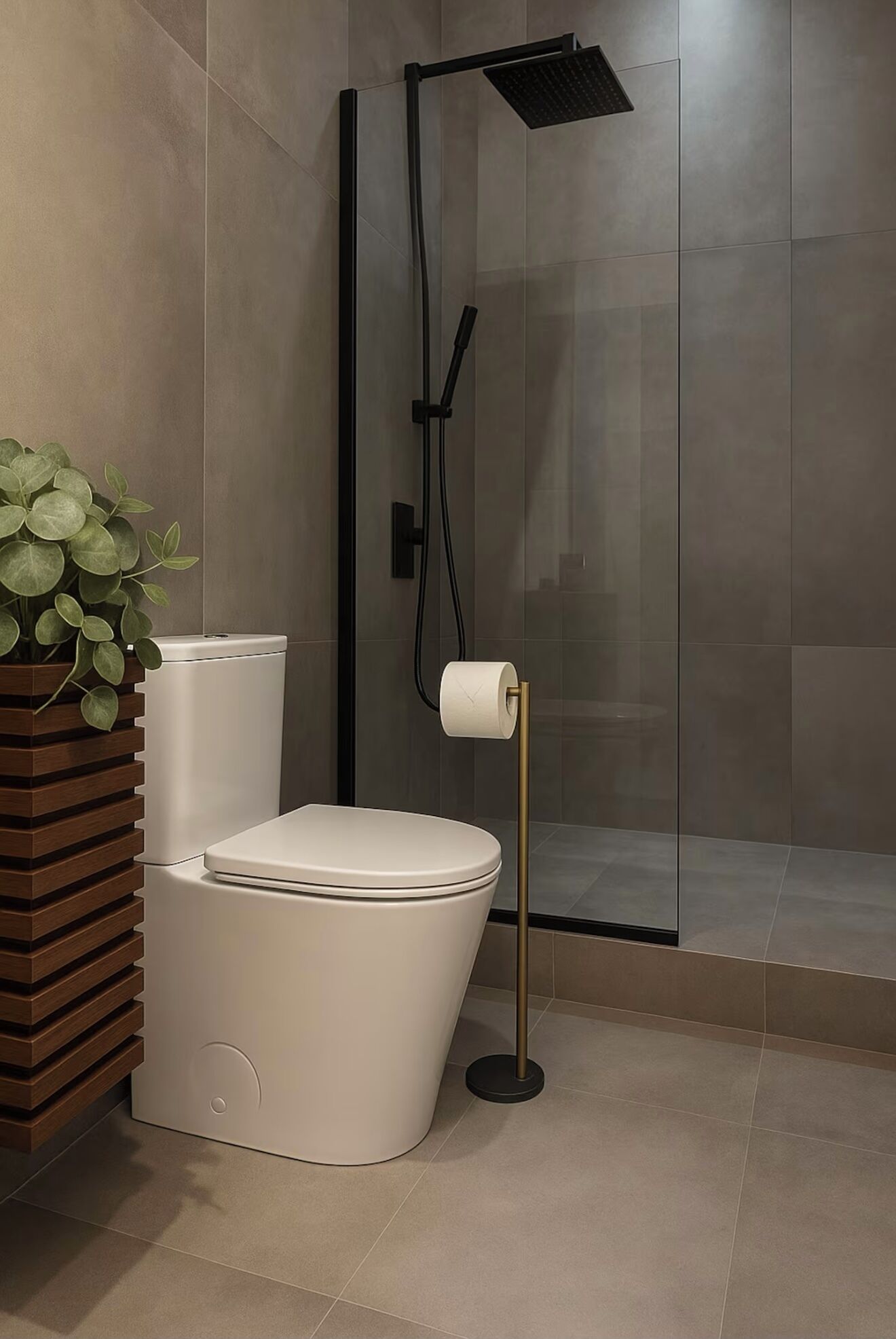 Chuveiro, secador de cabelo, toalhas de banho, sabonete