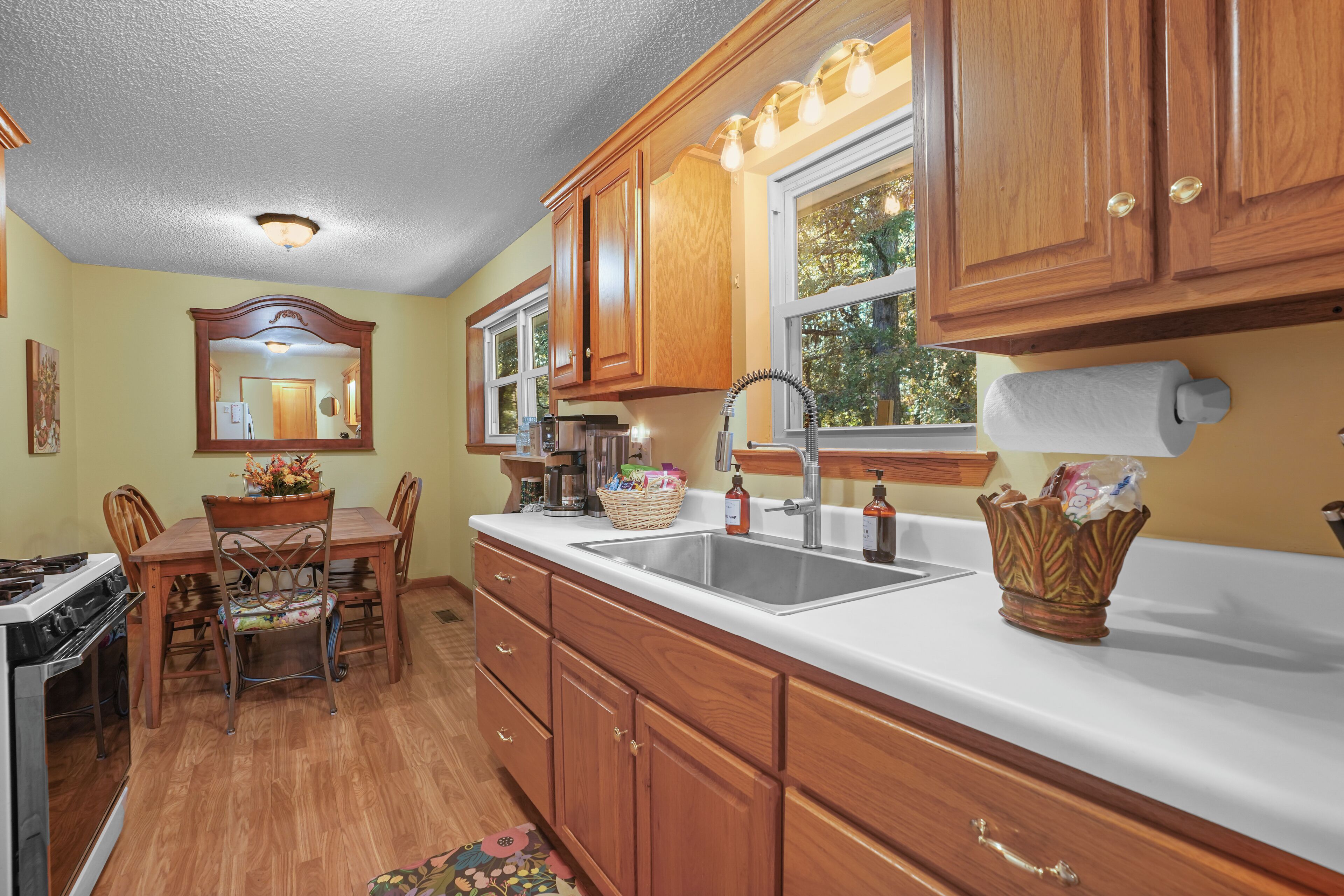 Microwave, oven, stovetop