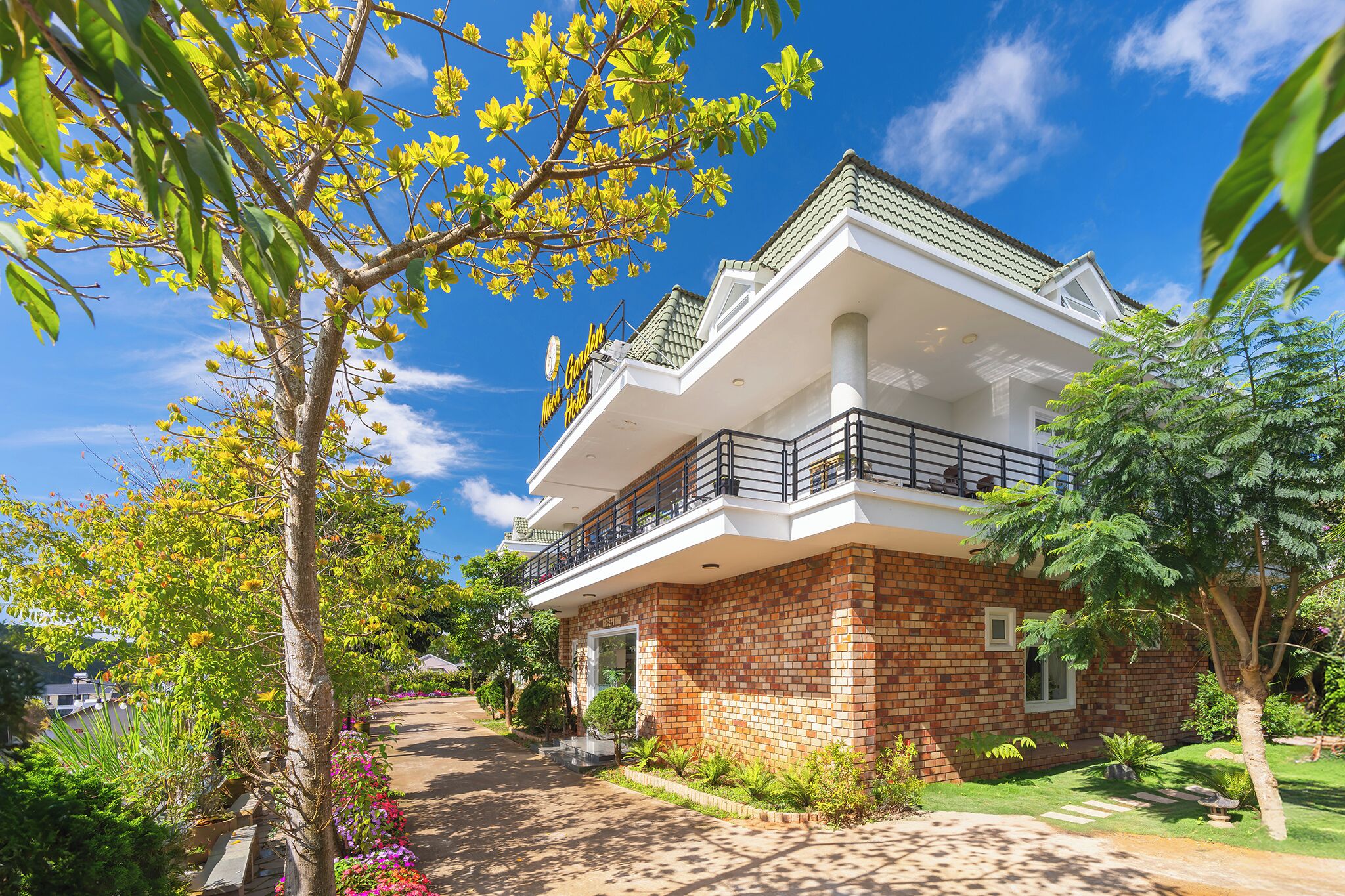 Façade de l’hébergement