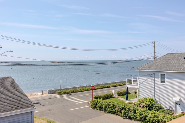 Blick von der Unterkunft