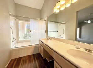 Towels, soap, shampoo, toilet paper