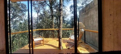Nordic chalet in the middle of the forest
