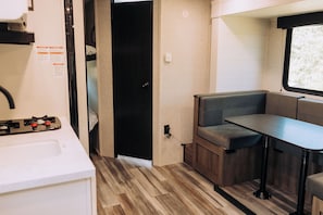 Microwave, oven, stovetop