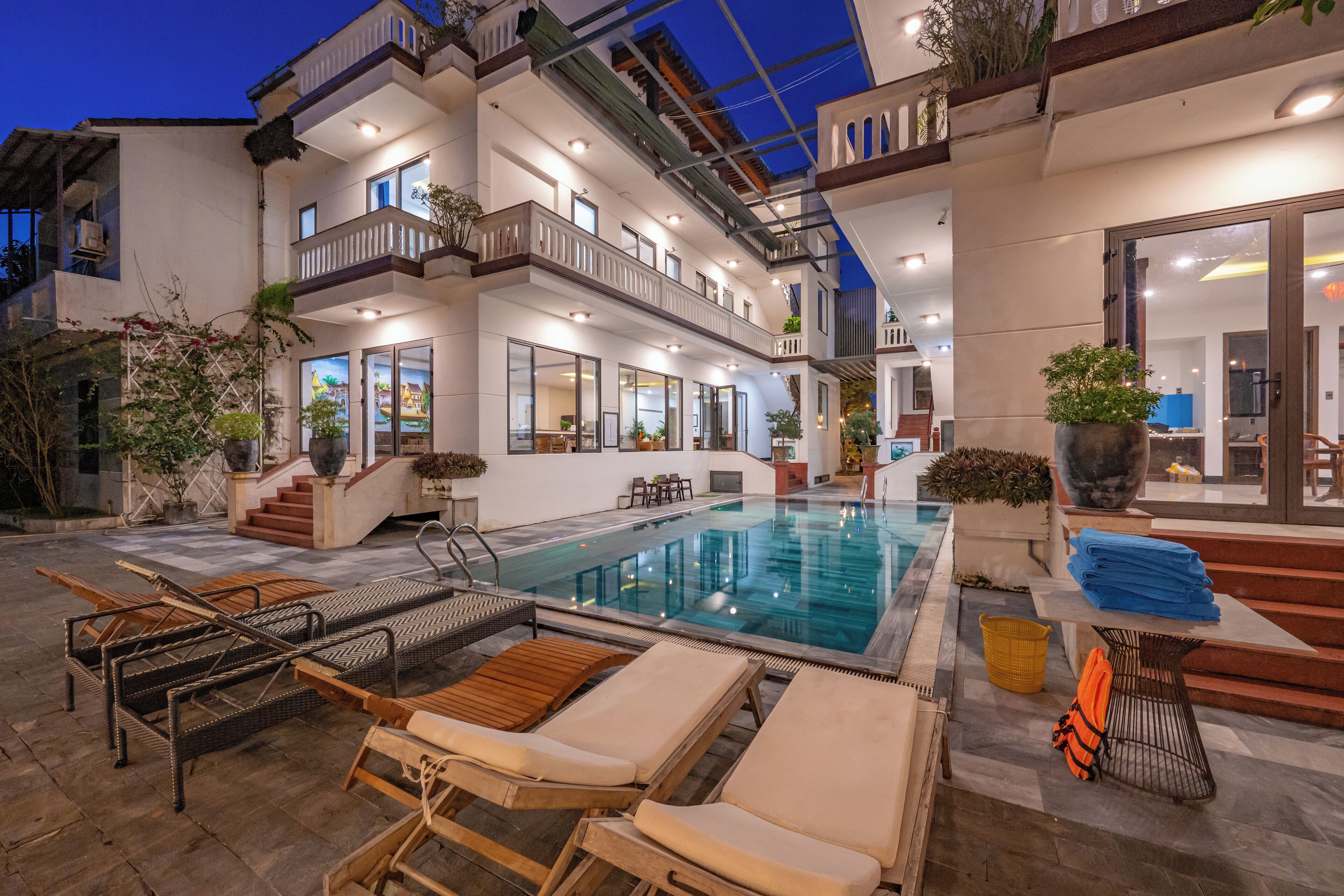 Facciata della struttura