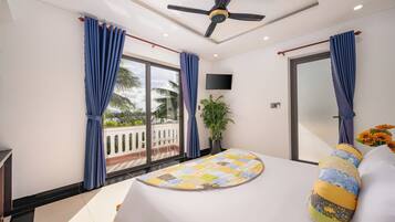 Premier-Doppelzimmer, 1Â King-Bett, Balkon, Flussblick