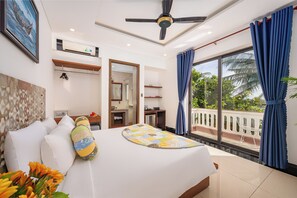 Premier Double Room, 1 King Bed, Balcony, River View | Premium bedding, minibar, in-room safe, individually decorated - CocoPalm Hoi An River Beach By JM Villas (Hoi An)
