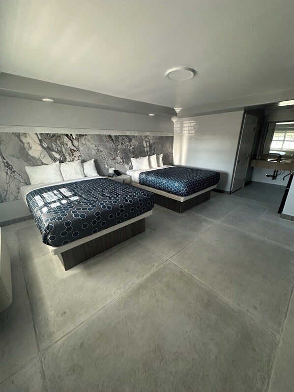 Double Room, 2 Queen Beds, Non Smoking | Free WiFi