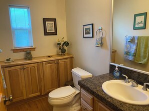 Douche, serviettes fournies