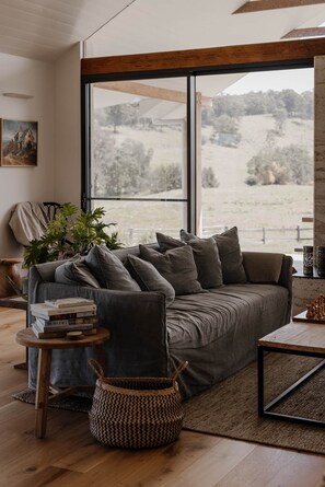 Cheminée, chaîne hi-fi