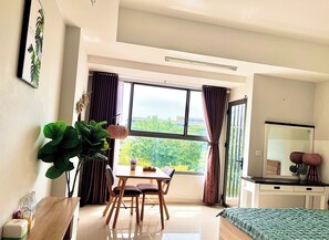 Deluxe Apartment, 1 King Bed, City View