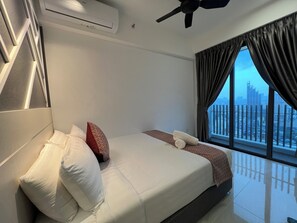 1 chambre, fer et planche Ă repasser, Wi-Fi, draps fournis