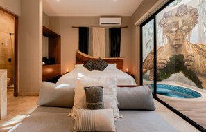 1 habitación, tabla de planchar con plancha, wifi y ropa de cama