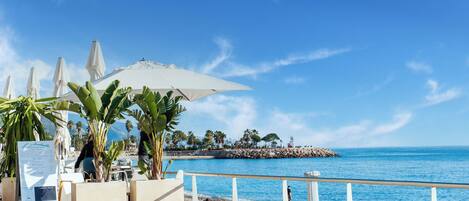 بالقرب من الشاطئ