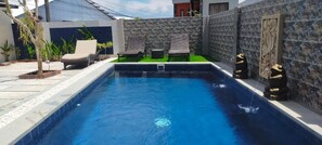 Superior Double Room, Balcony, Pool View | Exterior - Pradnya Homestay - 1Bedroom Near Uluwatu (Ungasan)