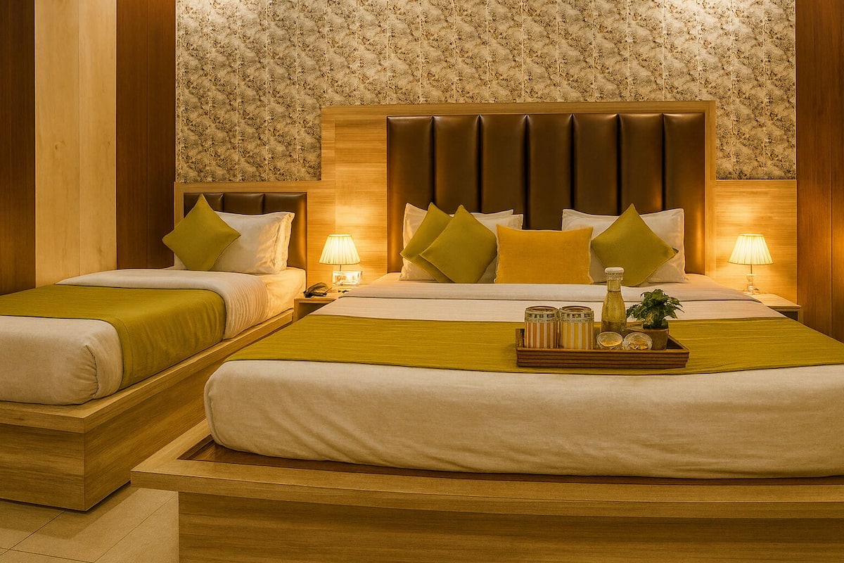Habitación triple Deluxe, patio | Wifi gratis
