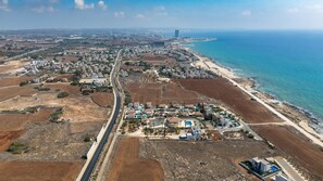 منظر من الجو على ارتفاع عالٍ