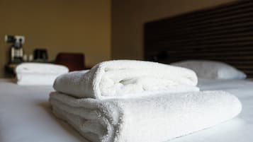 Zimmersafe, Verdunkelungsvorhänge, Bügeleisen/Bügelbrett