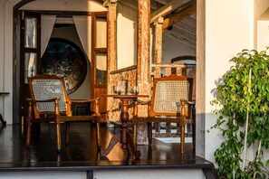 Sitteområde i lobbyen