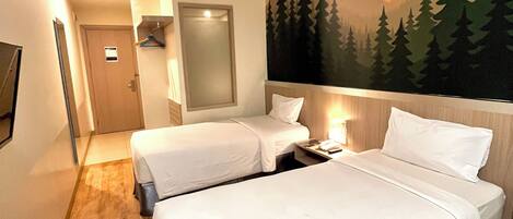 Zweibettzimmer, Stadtblick | Kostenloses WLAN