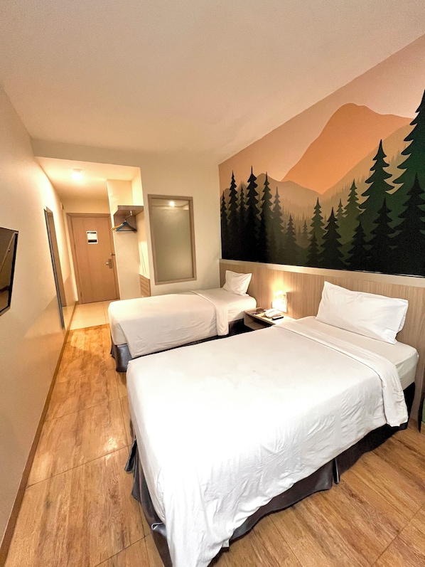 Zweibettzimmer, Stadtblick | Kostenloses WLAN