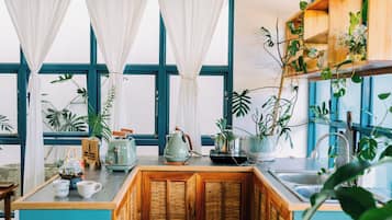 Apartment, 1 Bedroom, Balcony | Private kitchen