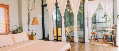 아파트, 침실 2개, 발코니 | 책상, 방음 설비, 무료 WiFi