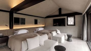 Chalet empresarial, vista a la colina | Escritorio, espacio para trabajar con laptop y wifi gratis