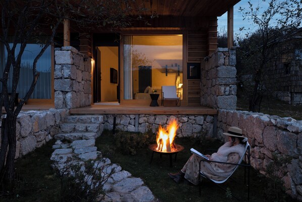 Chalet Signature, vue colline | Bureau, espace de travail pour ordinateur portable, Wi-Fi gratuit