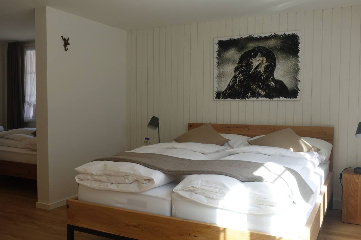 Habitación familiar | Wifi gratis y ropa de cama