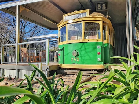Property grounds. Yarra Valley Tram Stay