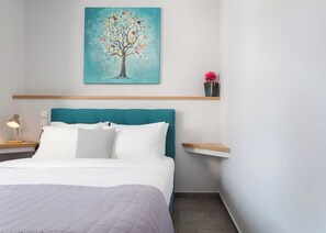 1 slaapkamer, een strijkplank/strijkijzer, gratis wifi, beddengoed