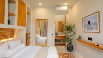 Egyptian cotton sheets, premium bedding, memory-foam beds, free WiFi