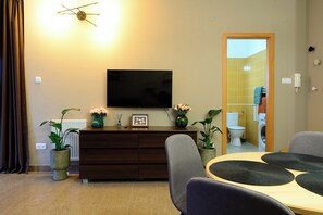 Căn hộ Superior, quang cảnh thành phố | Khu phòng khách