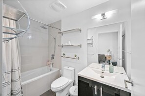 Bathroom - Skyline Views | Pool | Gym | 5 mins to Stampede (Calgary)
